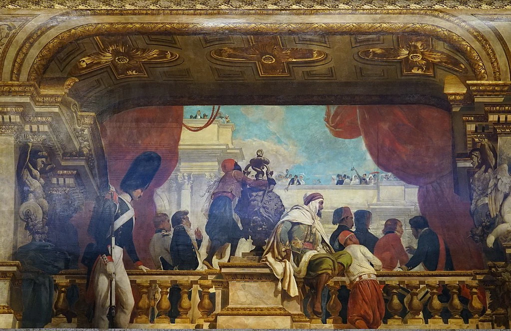 31-Decorazione nella Salle des Pas Perdus del Palazzo Bourbon  